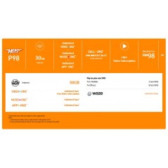 Umobile Postpaid P98 (MNP)