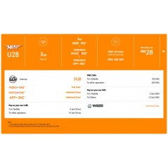 Umobile Postpaid U28 (MNP)